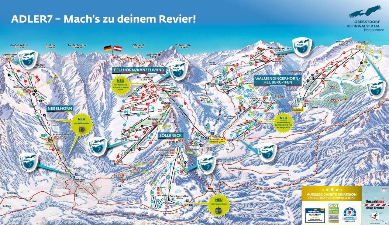 Ferienhaus Falkenberg mit Netflix und Sommer-Bergbahnticket Oberstdorf Exterior foto